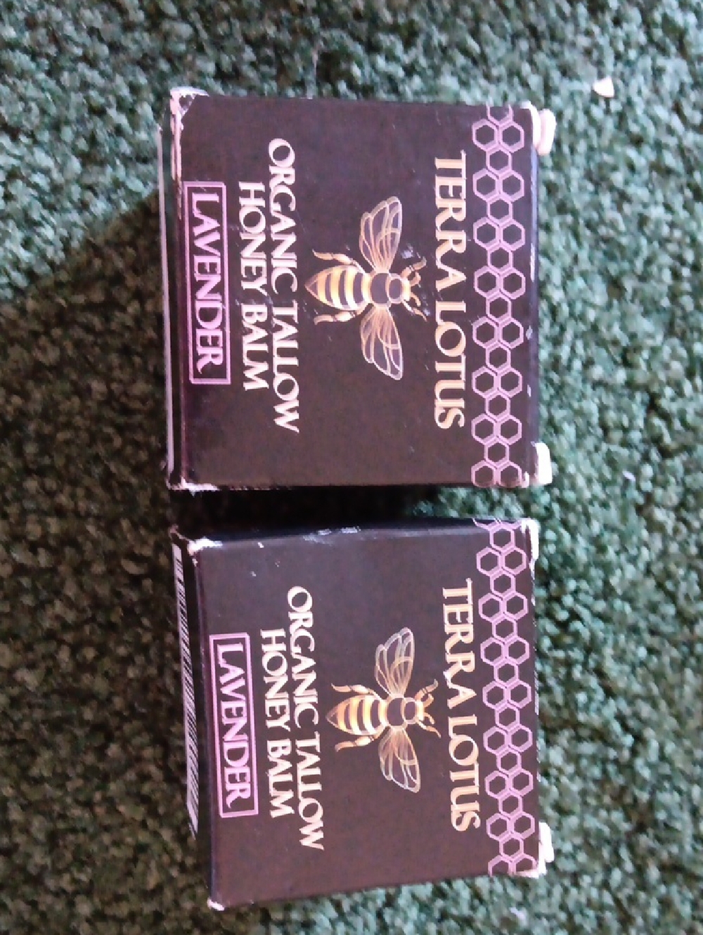 Terra Lotus Organic Tallow Honey Balm Lavender 2pk. 2 oz.